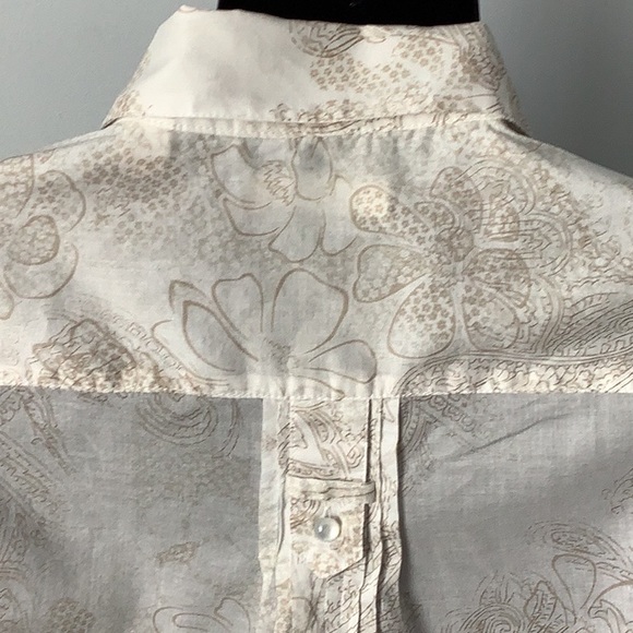 COLDWATER Creek Cotton Lawn Blouse - Picture 8 of 14